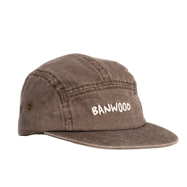 Banwood Washed 5 Panel Cap (Brown)