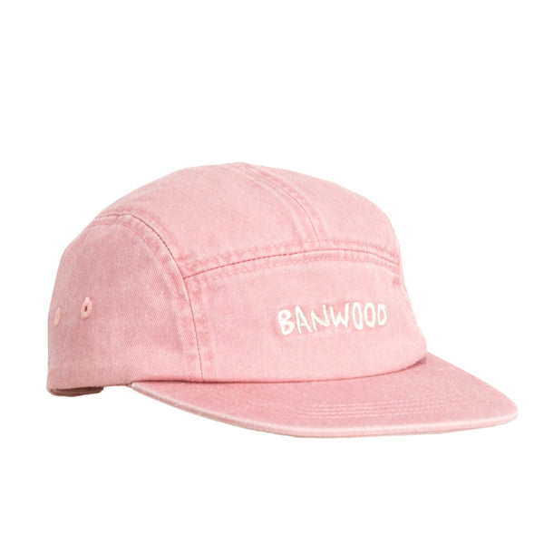 Banwood Washed 5 Panel Cap (Rose)