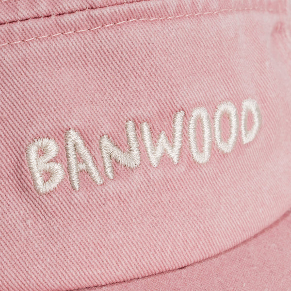 Banwood Washed 5 Panel Cap (Rose)