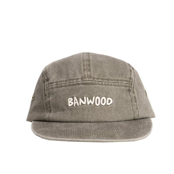 Banwood Washed 5 Panel Cap (Sage)