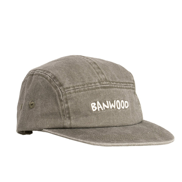 Banwood Washed 5 Panel Cap (Sage)