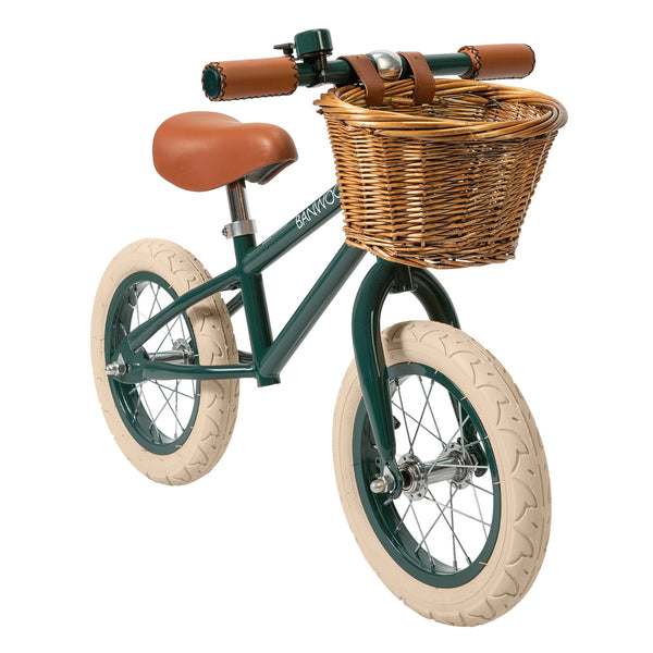 Banwood First Go! Balance Bike (Dark Green)