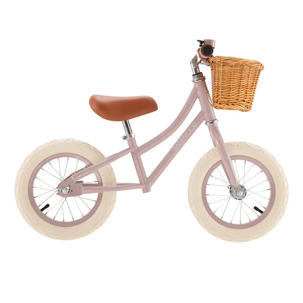 Banwood First GO! Balance Bike (Dusty Pink)