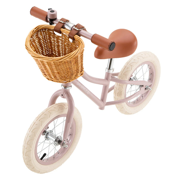 Banwood First GO! Balance Bike (Dusty Pink)
