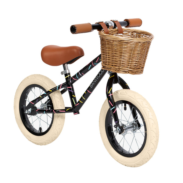 Banwood X Marest First Go! Balance Bike (Black Sprinkle)