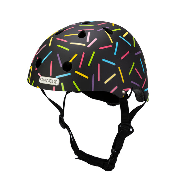 Banwood X Marest Classic Bike Helmet (Black Sprinkle)