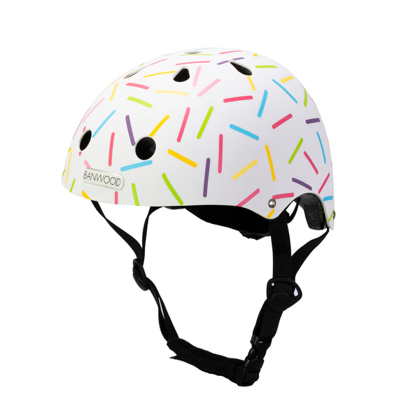 Banwood X Marest Classic Bike Helmet (White Sprinkle)