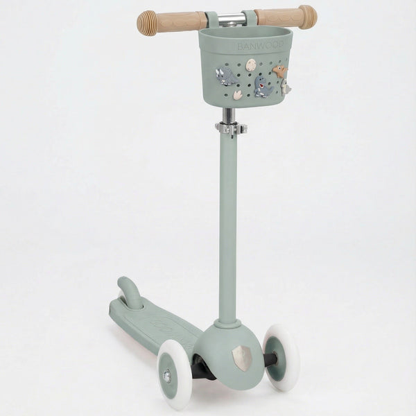 Banwood ECO Pin & Ride Scooter/Bike Basket (Clay)