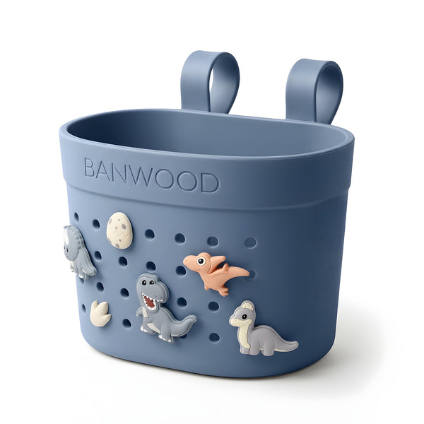 Banwood ECO Pin & Ride Scooter/Bike Basket (Deep Sea)