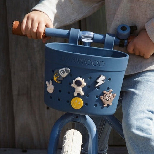 Banwood ECO Pin & Ride Scooter/Bike Basket (Deep Sea)