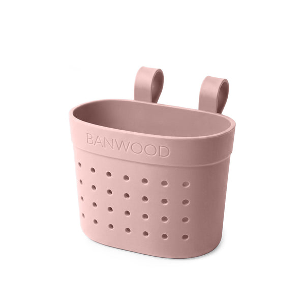 Banwood ECO Pin & Ride Scooter/Bike Basket (Dusty Rose)