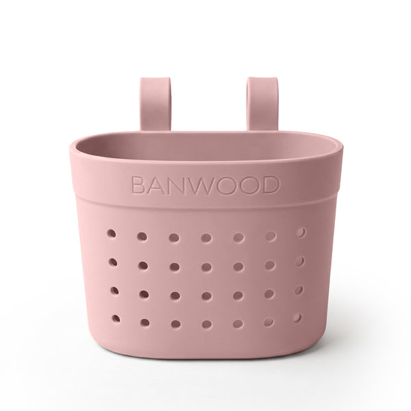 Banwood ECO Pin & Ride Scooter/Bike Basket (Dusty Rose)