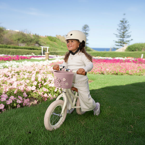 Banwood ECO Pin & Ride Scooter/Bike Basket (Dusty Rose)
