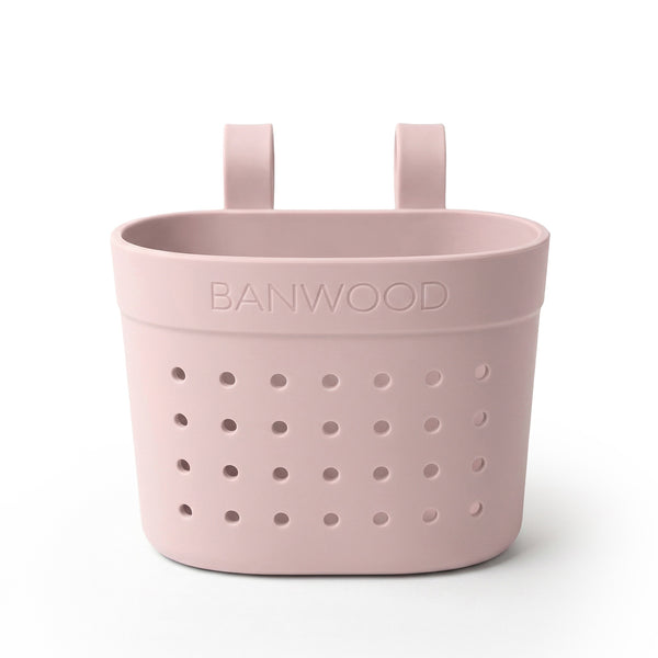 Banwood ECO Pin & Ride Scooter/Bike Basket (Faded Pink)