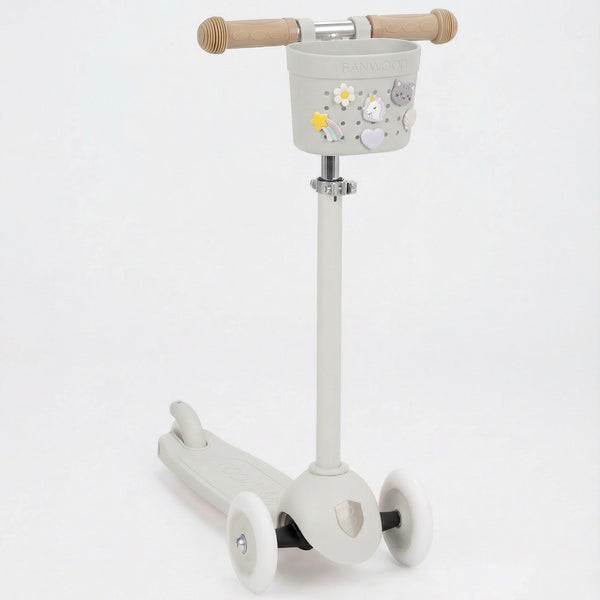 Banwood ECO Pin & Ride Scooter/Bike Basket (Ivory)