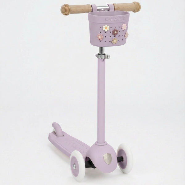 Banwood ECO Pin & Ride Scooter/Bike Basket (Lavender)