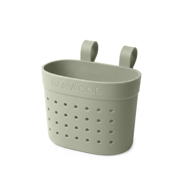 Banwood ECO Pin & Ride Scooter/Bike Basket (Olive)