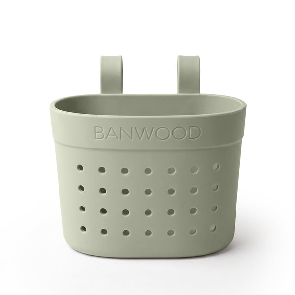 Banwood ECO Pin & Ride Scooter/Bike Basket (Olive)