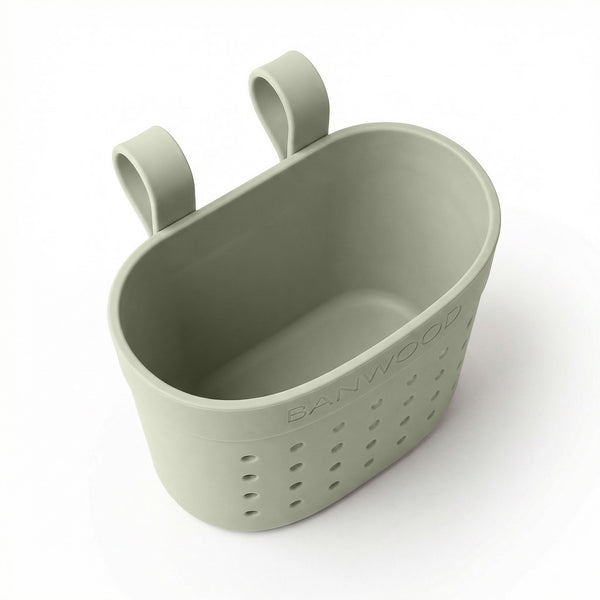 Banwood ECO Pin & Ride Scooter/Bike Basket (Olive)