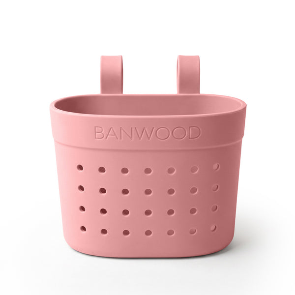 Banwood ECO Pin & Ride Scooter/Bike Basket (Raspberry)