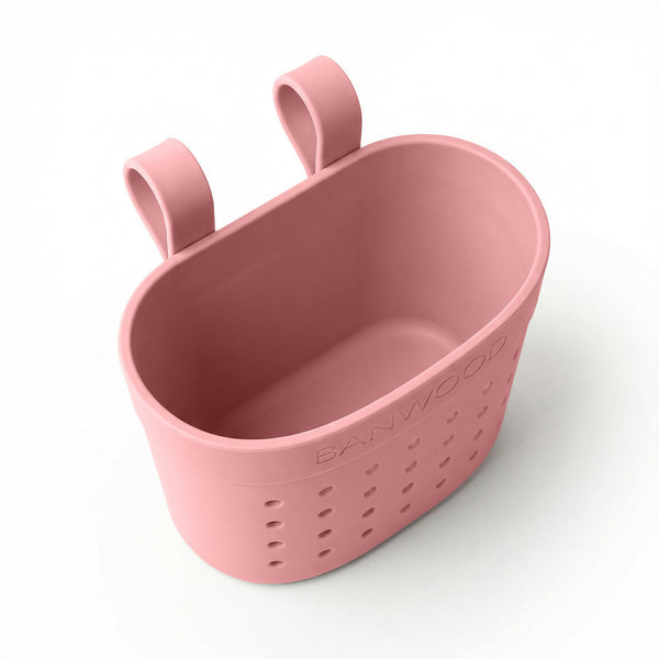 Banwood ECO Pin & Ride Scooter/Bike Basket (Raspberry)