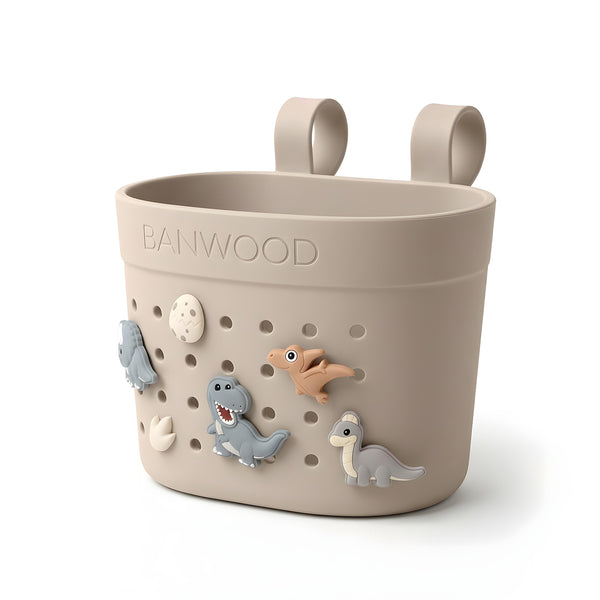 Banwood ECO Pin & Ride Scooter/Bike Basket (Sand)