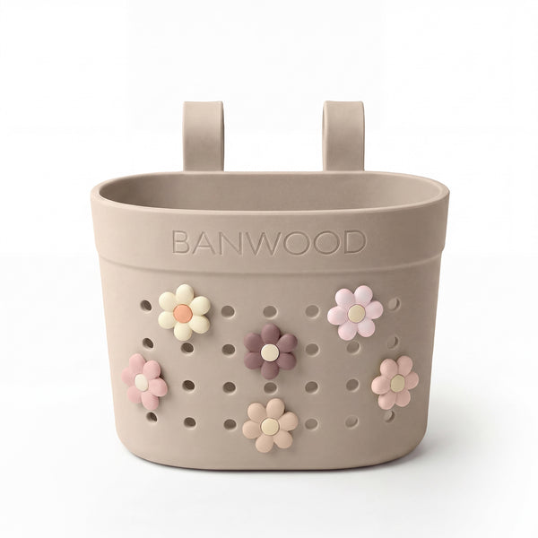 Banwood ECO Pin & Ride Scooter/Bike Basket (Sand)
