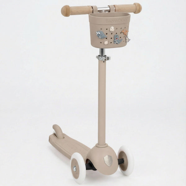 Banwood ECO Pin & Ride Scooter/Bike Basket (Sand)
