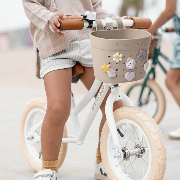 Banwood ECO Pin & Ride Scooter/Bike Basket (Sand)