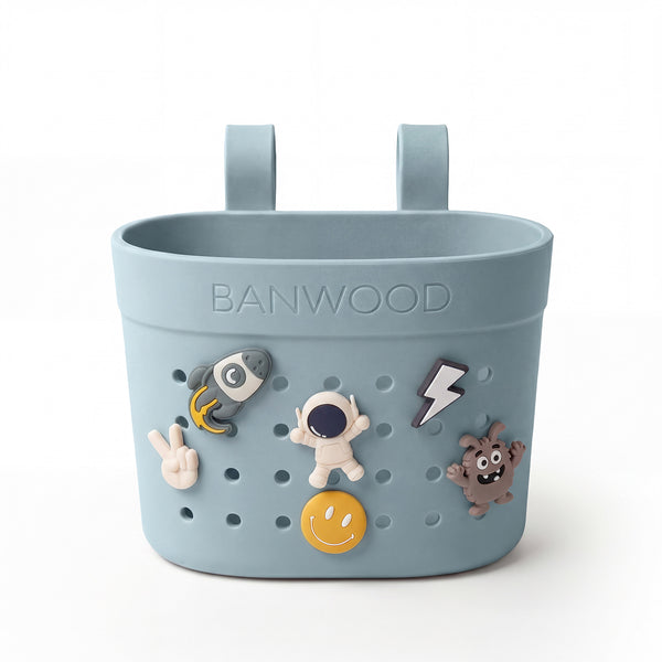 Banwood ECO Pin & Ride Scooter/Bike Basket (Teal)