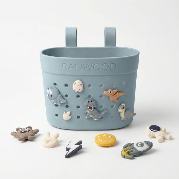 Banwood ECO Pin & Ride Scooter/Bike Basket (Teal)