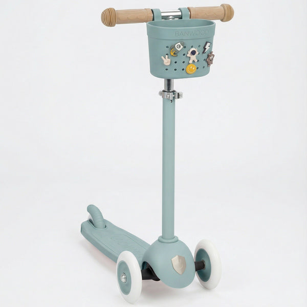 Banwood ECO Pin & Ride Scooter/Bike Basket (Teal)