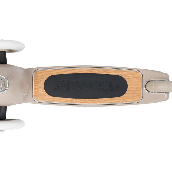 Banwood Kids Scooter with Basket (Beige)