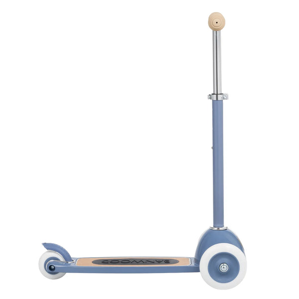Banwood Kids 3 Wheel Scooter with Basket (Blue)