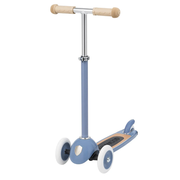 Banwood Kids 3 Wheel Scooter with Basket (Blue)