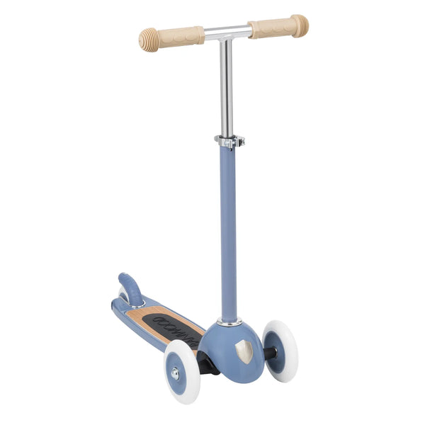 Banwood Kids 3 Wheel Scooter with Basket (Blue)