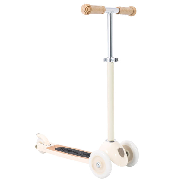 Banwood Kids Scooter with Basket (Cream)