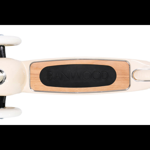 Banwood Kids Scooter with Basket (Cream)