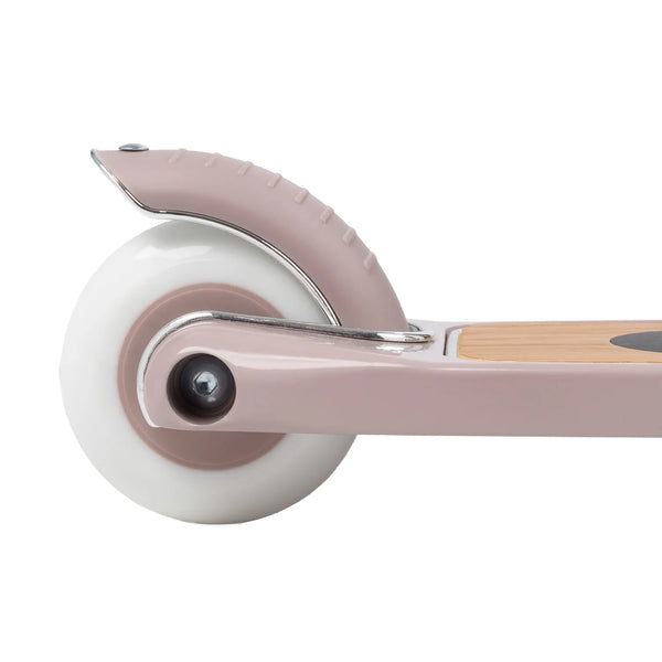 Banwood Kids 3 Wheel Scooter with Basket (Dusty Pink)