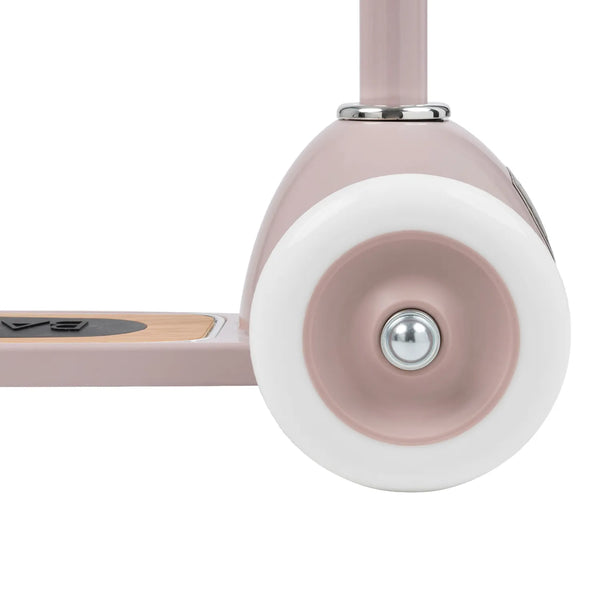Banwood Kids 3 Wheel Scooter with Basket (Dusty Pink)
