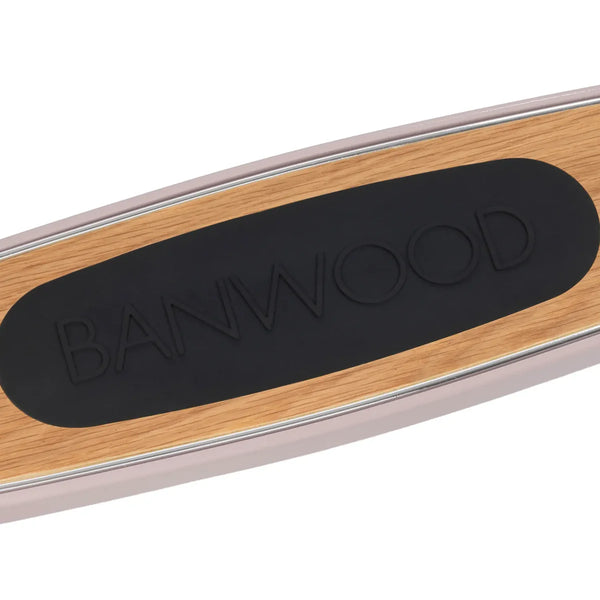 Banwood Kids Scooter with Basket (Dusty Pink)