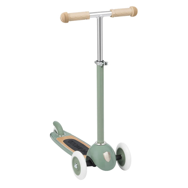 Banwood Kids 3 Wheel Scooter with Basket (Forest)