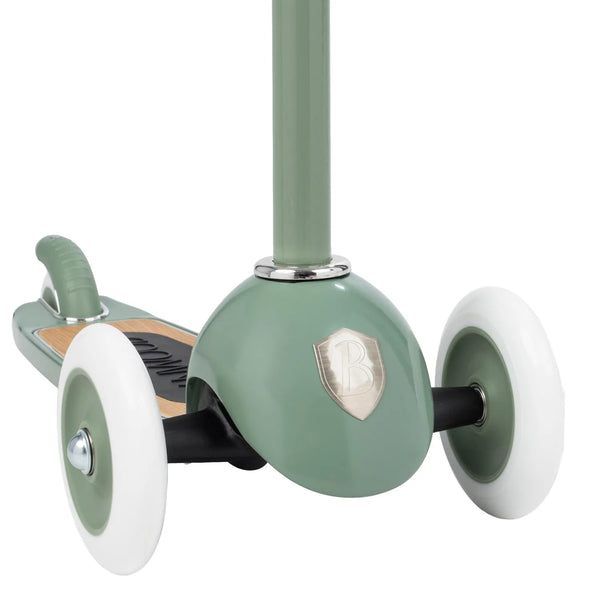Banwood Kids 3 Wheel Scooter with Basket (Forest)