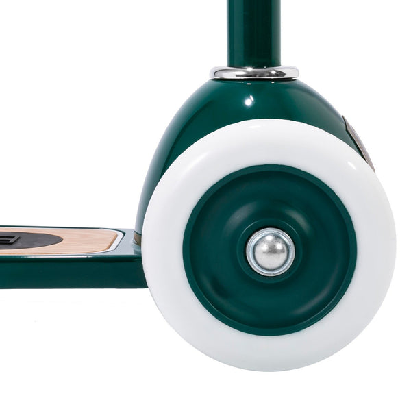 Banwood Kids Scooter with Basket (Dark Green)