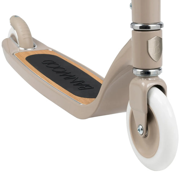 Banwood Kids Maxi Scooter with Basket (Beige)