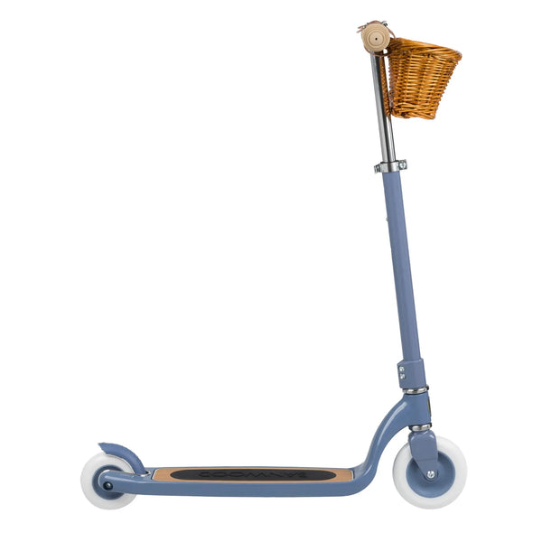 Banwood Kids Maxi Scooter with Basket (Blue)