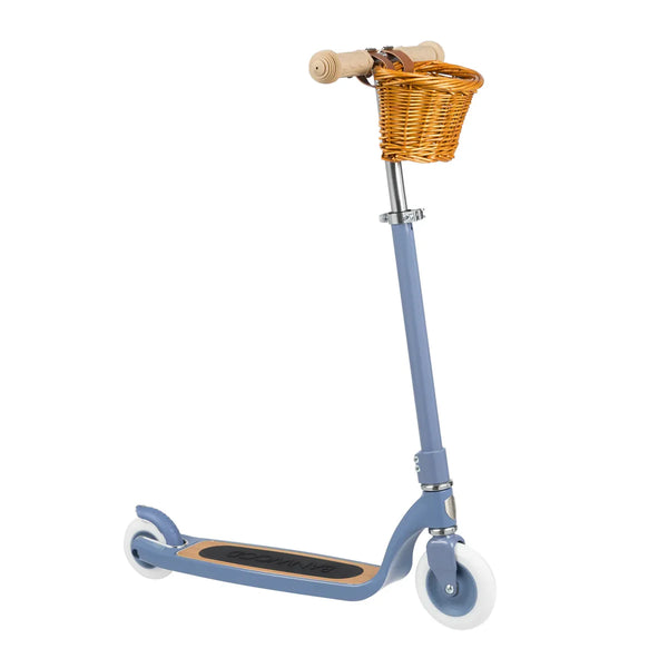 Banwood Kids Maxi Scooter with Basket (Blue)