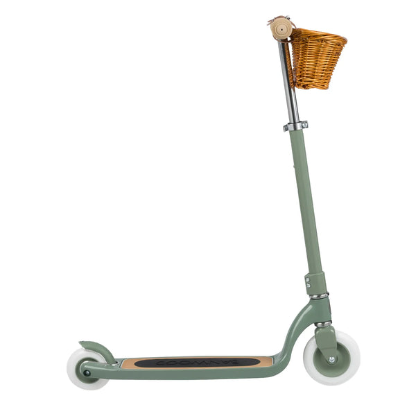 Banwood Kids Maxi Scooter with Basket (Forest)