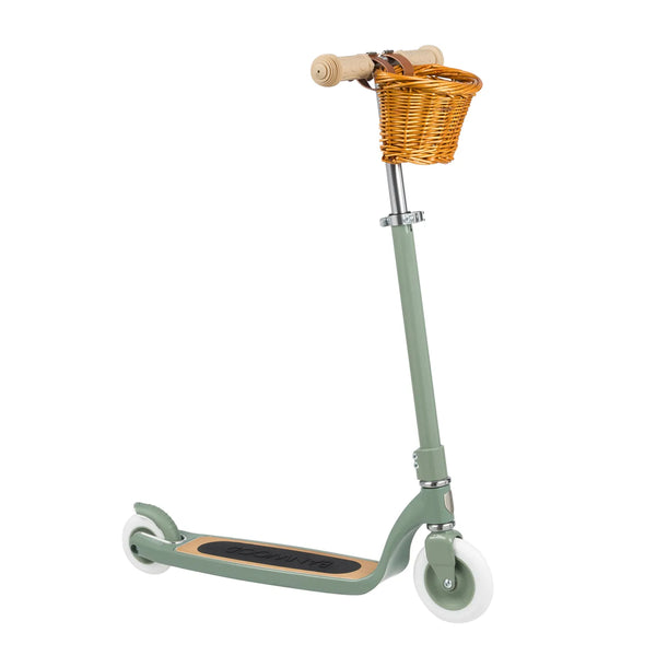 Banwood Kids Maxi Scooter with Basket (Forest)
