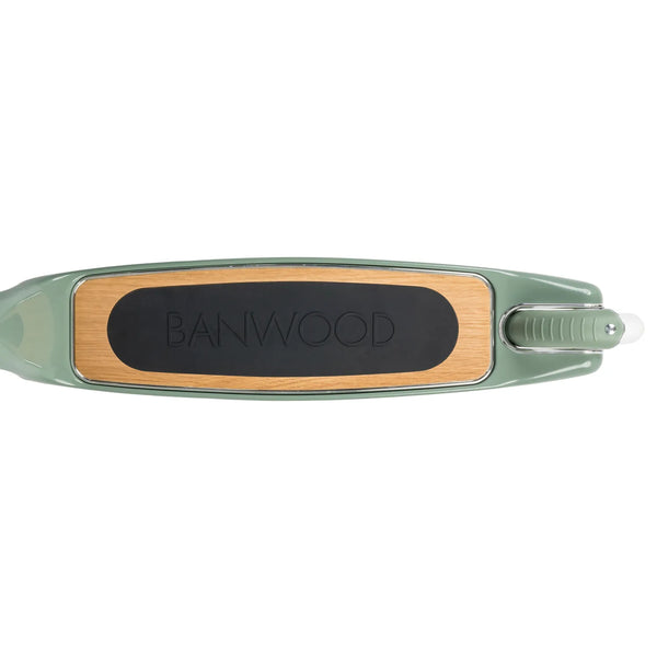 Banwood Kids Maxi Scooter with Basket (Forest)